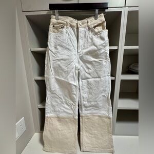 Rails White/Cream Two-Tone Women Jeans- 26